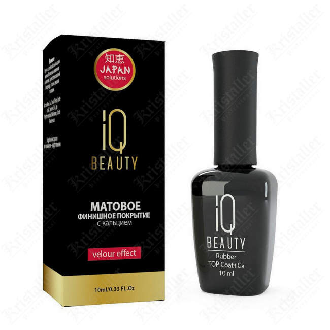 IQ Beauty, Rubber Top coat+ca, 10ml
