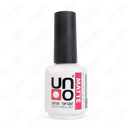 Верхнее покрытие для гель-лака «Uno» MATTE 15 мл. Верхнее покрытие для гель-лака «Uno» MATTE 15 мл.