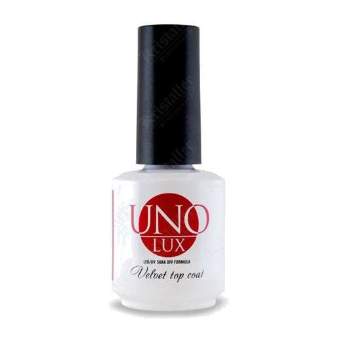 Топ для гель-лака с бархатным эффектом Uno Lux Velvet Top Coat