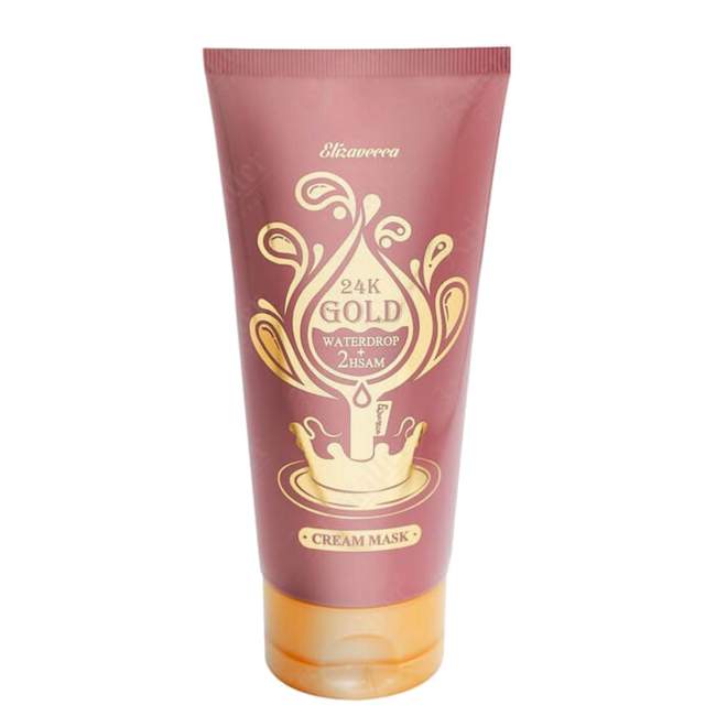 Крем-маска для лица 24K Gold Waterdrop + 2HSAM Cream Mask Крем-маска для лица 24K Gold Waterdrop + 2HSAM Cream Mask