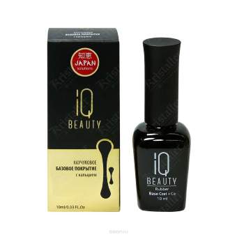IQ Beauty, Rubber Base coat+ca, 10ml