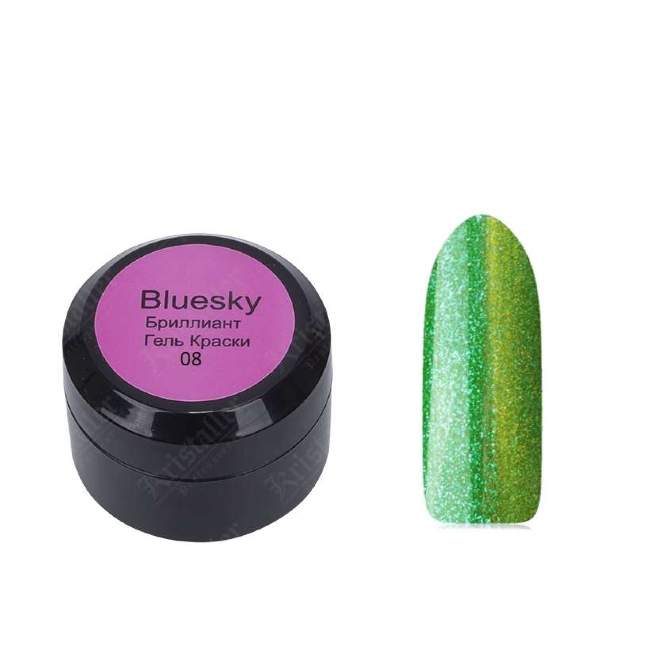 Гель-краска Bluesky # 08BR, 8ml